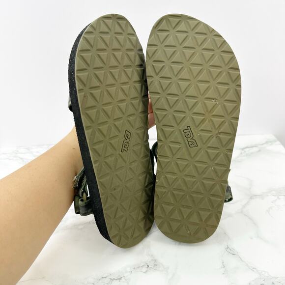 Teva Original Green Universal Tie Dye Quick Dry Sandals Big Kids Size‎ 5 - Picture 5 of 6